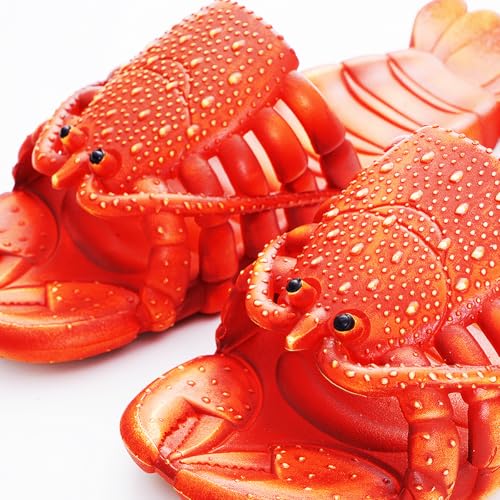 Lobster Flip Flops Unisex Lobster slides Fish Sandals Funny Slipper For Pool Beach Outdoor3