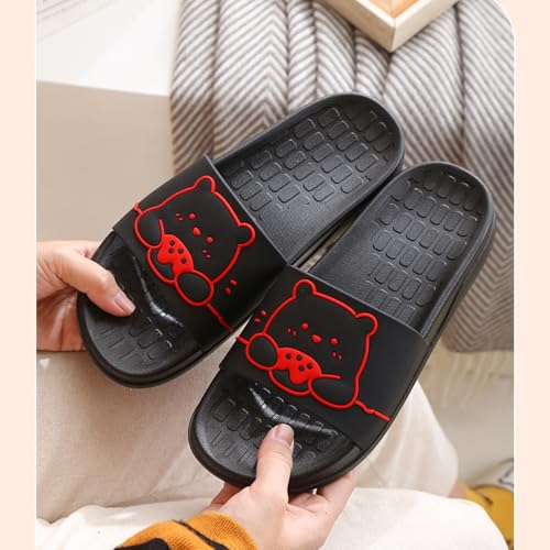 Pillow Slippers,Shower Sandals for Women Men,Slide Sandal Slippers with Cute Bear, Non-slip Slippers, Cloud Slippers3