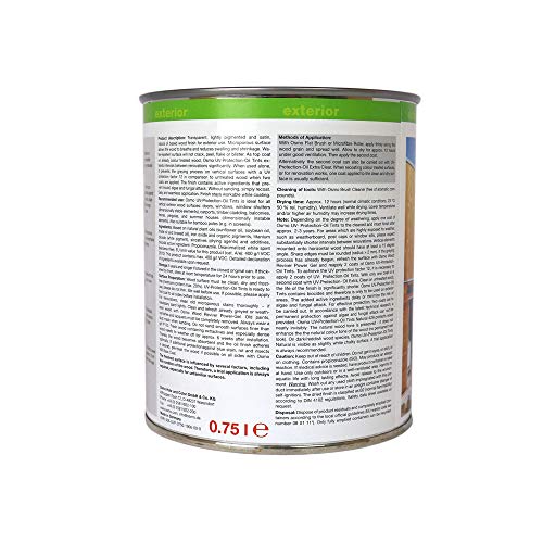 Osmo UV-Protection Oil Extra Exterior Wood Finish - 431 Light Red Cedar - 0.75L