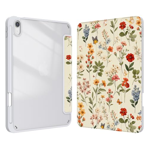 Xkladz Case for iPad (A16) 11th Generation, iPad 10th Gen, Wild Flower B