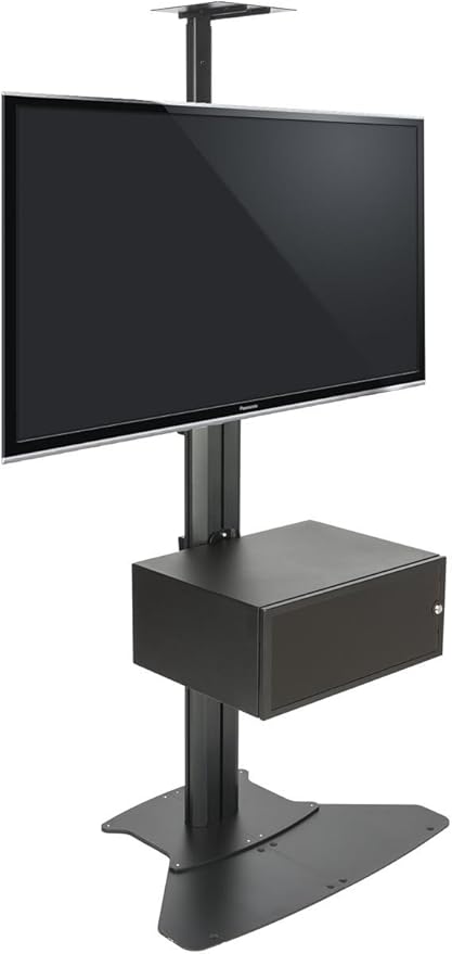 Soporte de piso para TV de 30" a 84" con gabinete con cerradura miniatura 2