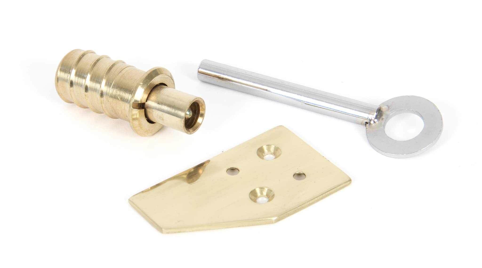 From The Anvil Sash Stop - Brass - Gold