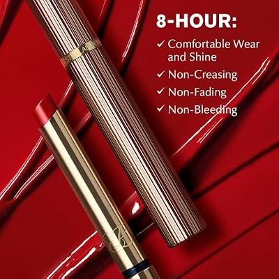Estee Lauder Pure Color Explicit Long-Lasting Slick Shine Slim Lipstick for Women | Plumping & Hydrating