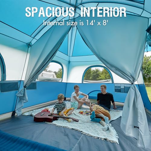 Heavy Duty 8-Person Camping Tent