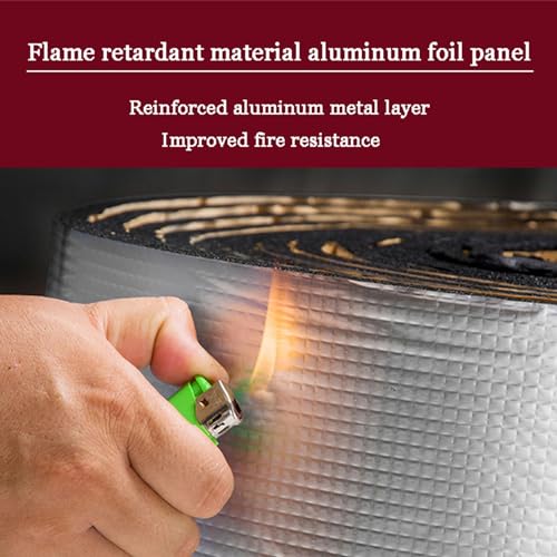 Aislamiento térmico de aluminio autoadhesiva e impermeable para silenciador de coche 4