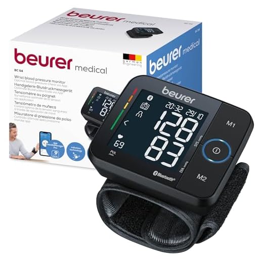 Beurer BC 54 Handgelenk-Blutdruckmessgerät mit App-Anbindung, Inflation-Technology, farbigem Risiko-Indikator und Arrhythmie-Erkennung, für Handgelenksumfänge von 13,5 - 21,5 cm, Medizinprodukt