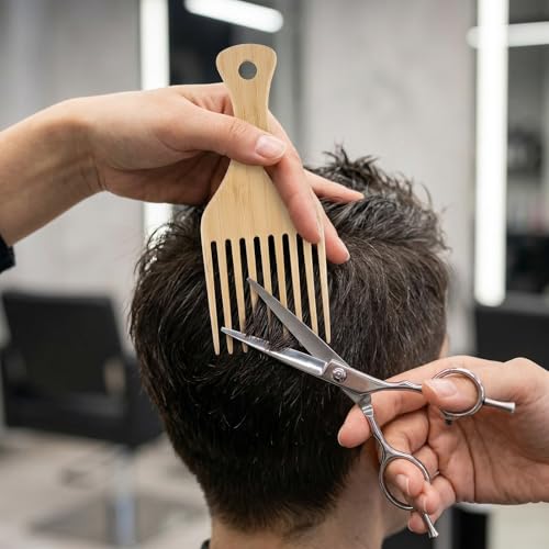 Peines de Bambú para Cabello Afro 2 piezas miniatura 7