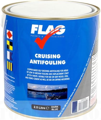 FLAG Cruising Antifouling Paint Dark Blue 2.5 Ltr