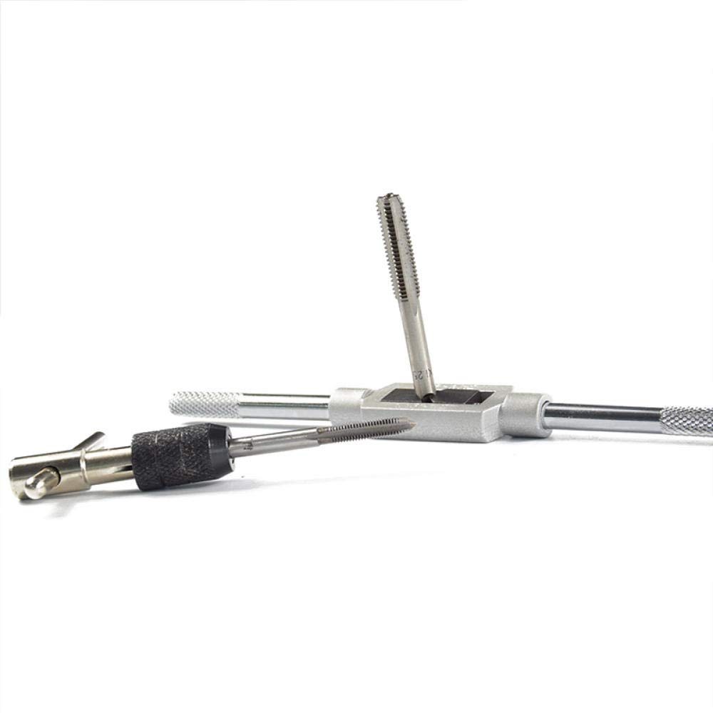 Set di rubinetti e matrici da 110 pezzi in acciaio al tungsteno Set di combinazioni di maschi e matrici in titanio per il taglio di filettature interne ed esterne