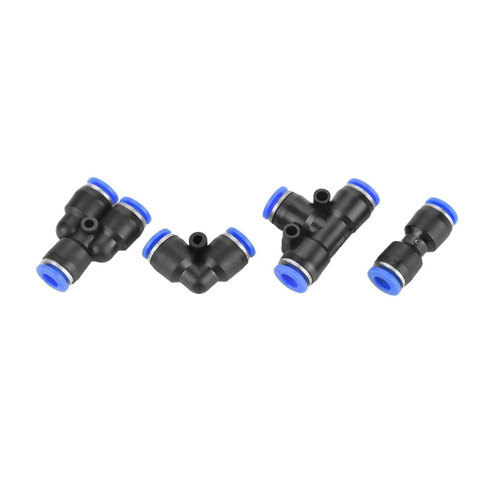 Akozon Air Push snelbevestigingen, 40 stuks, 6 mm luchtslang, pneumatische pneumatische pneumatische verbinding, 4 vormen voor snelle verbinding van luchtleidingen, persluchtgereedschap Akozon Air Push snelbevestigingen, 40 stuks, 6 mm luchtslang, pneumatische pneumatische pneumatische verbinding, 4 vormen voor snelle verbinding van luchtleidingen, persluchtgereedschap