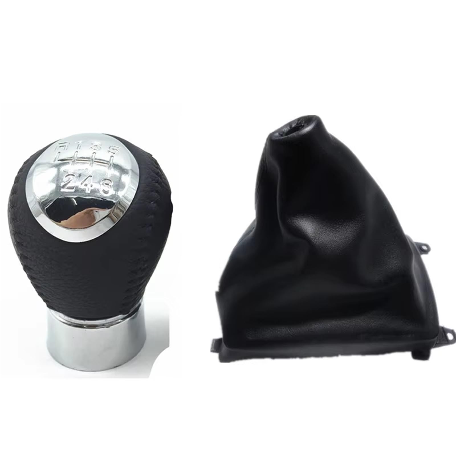 SADETTB Compatible with Mazda for 6 M6 2002 2003 2004 2005 2006 2007 5 for Speed Gear Lever Shift Knob with Boot Case Car Parts