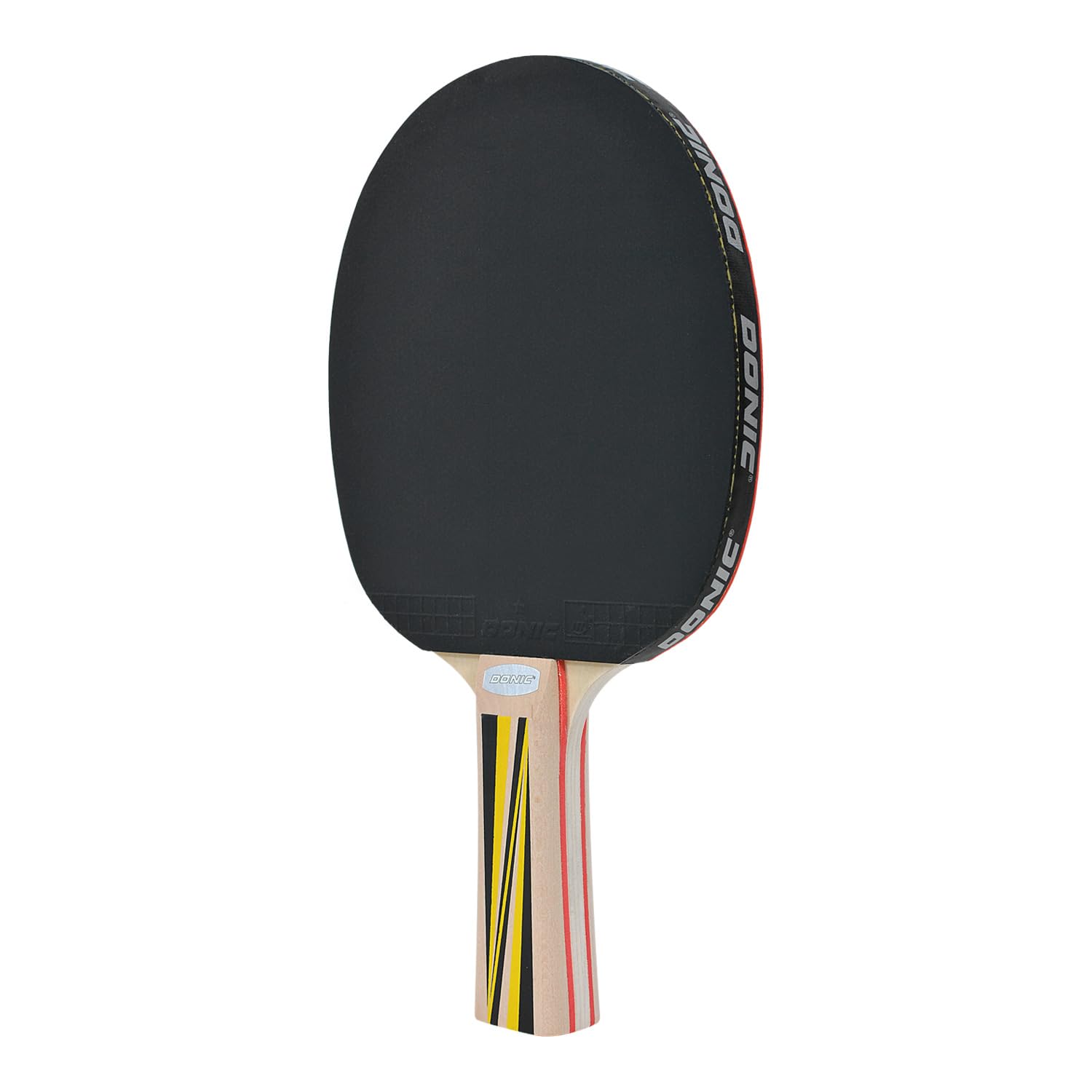 DONIC Top Team 500 Player Set All-Rounder Table Tennis Racket/Bat, Colour - Yellow/Black, Weight - 87 grams 2