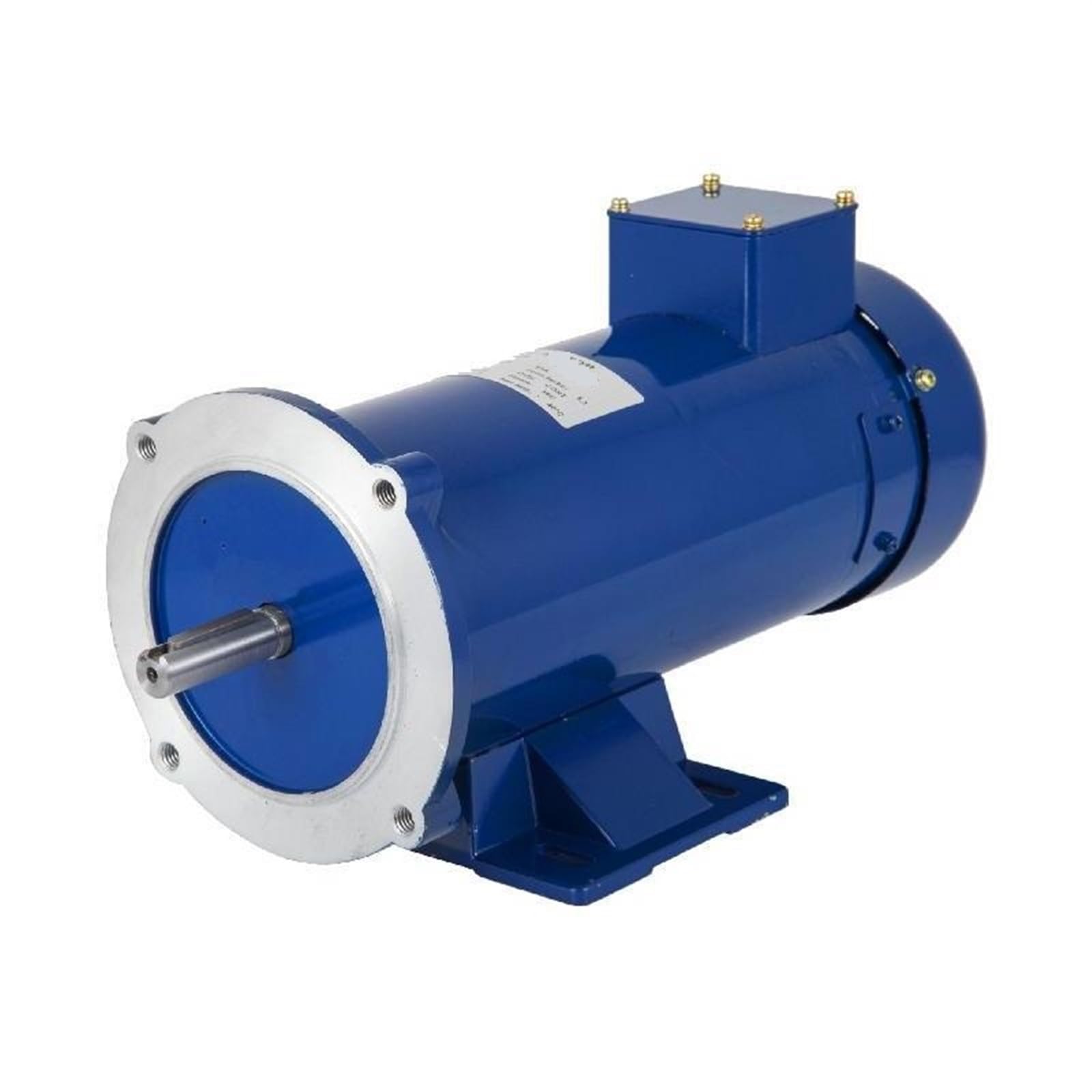 12V 90V 56C 1750RPM Imán permanente DC Motor TEFC Carcasa de acero con cepillo de carbón for función de procesamiento de alimentos Para principiantes Bricolaje(0.75HP 90V)