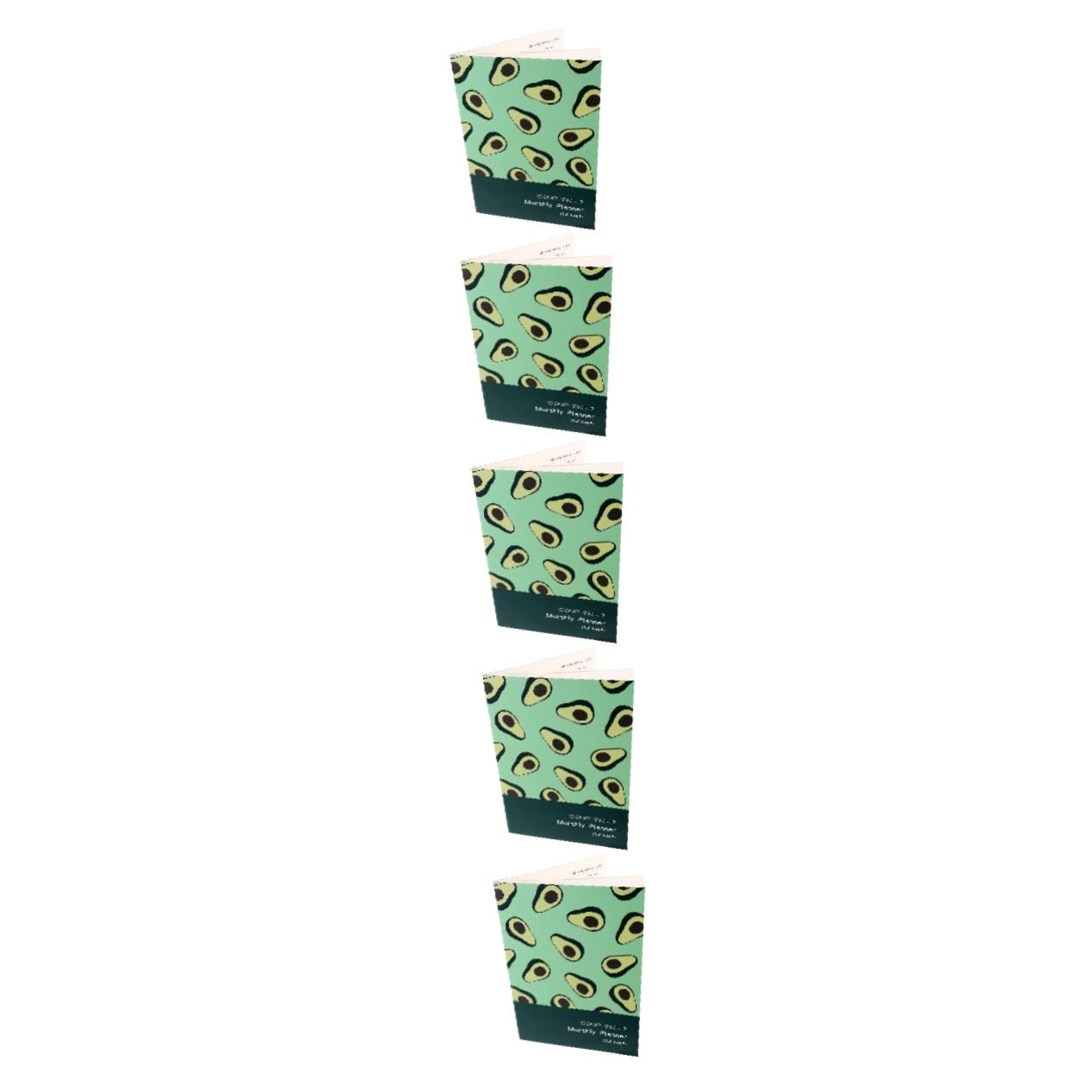 VILLCASE 5pezzi Pianificatore Mensile Agenda Accademica Portatile Con Design Elegante Per Organizzazione Personale e Studio Pratico Calendario Per Casa e Ufficio