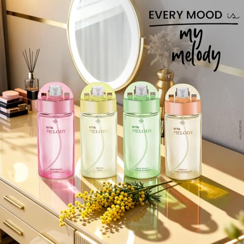 Image of Riya Melody Raspberry Candy Trending New Luxury Perfume for Women |Long Lasting Fragrance | Jasmine, Amber, White Peach Notes| Eau De Parfum for Girls - 50 ml