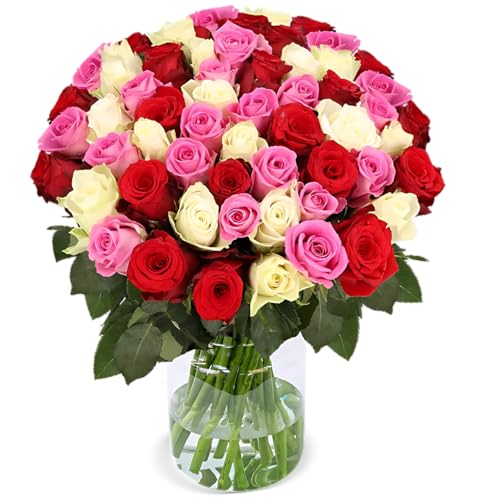 Blume Ideal Rosenstrauß - 30 Rosen - LoveLoud - Ø 40–50 cm - Echte premium Blumen für Hochzeit & Deko - 7 Tage Frischegarantie - in verschiedenen Farben und Mengen Blume Ideal Rosenstrauß - 30 Rosen - LoveLoud - Ø 40–50 cm - Echte premium Blumen für Hochzeit & Deko - 7 Tage Frischegarantie - in verschiedenen Farben und Mengen