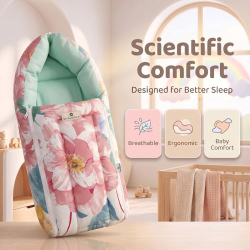 Image of StarAndDaisy 3 in 1 Baby Sleeping Bag for New Born, Baby Bedding Set, Washable & Foldable Cotton Design Godari, Toddlers Bed, Baby Bedding, Baby Mattress, Cradle Bed.
