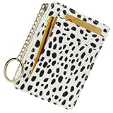 Kartenhalter Damen, Geldbörse, Schlüsselanhänger Tasche, Kartenetui Damen, Kreditkartenetui, RFID Schutz Geldbeutel Damen Kartenetui mit Münzfach, Slim Wallet Geschenkbox