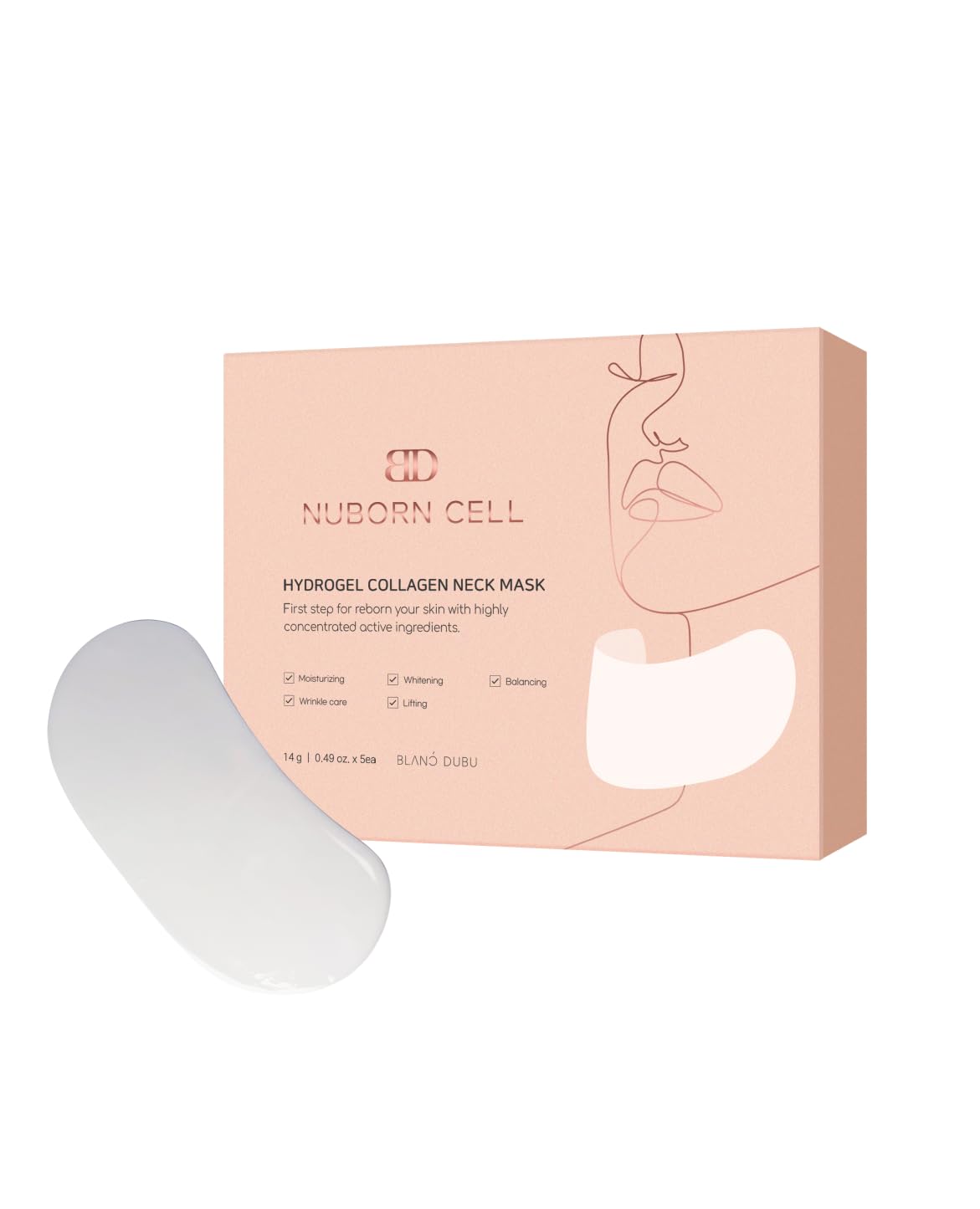 Nuborn Cell Hydrogel Collagen Mask (Nuborn Cell Hydrogel Neck Mask)