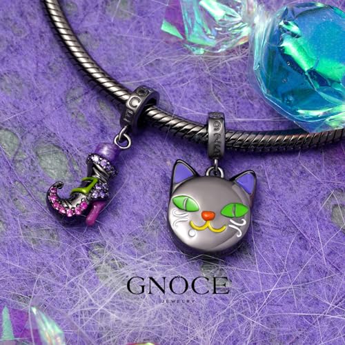 Image of GNOCE Halloween Charm Bracelet Fit Pandora Beads for Women Gift