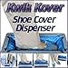 Easy Use Kwik Kover Disposable Shoe Cover Overshoe Dispenser with 50 FREE Disposable Shoe Covers for the Home, Hygiene Areas, Boats, Yachts, Food Production, Crime Scenes, Show Homes. So Easy to Use they will be Used