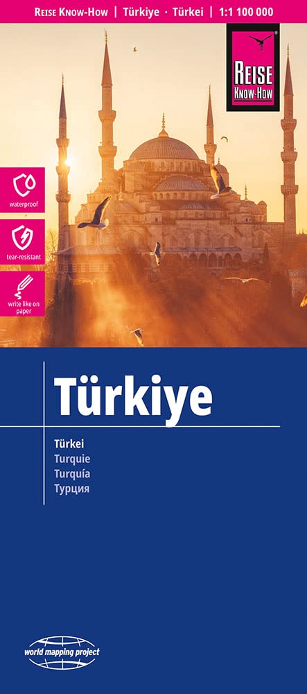 Turkey (1:1,100,000): 2019 SHEET MAP (GERMAN) 9783831774166