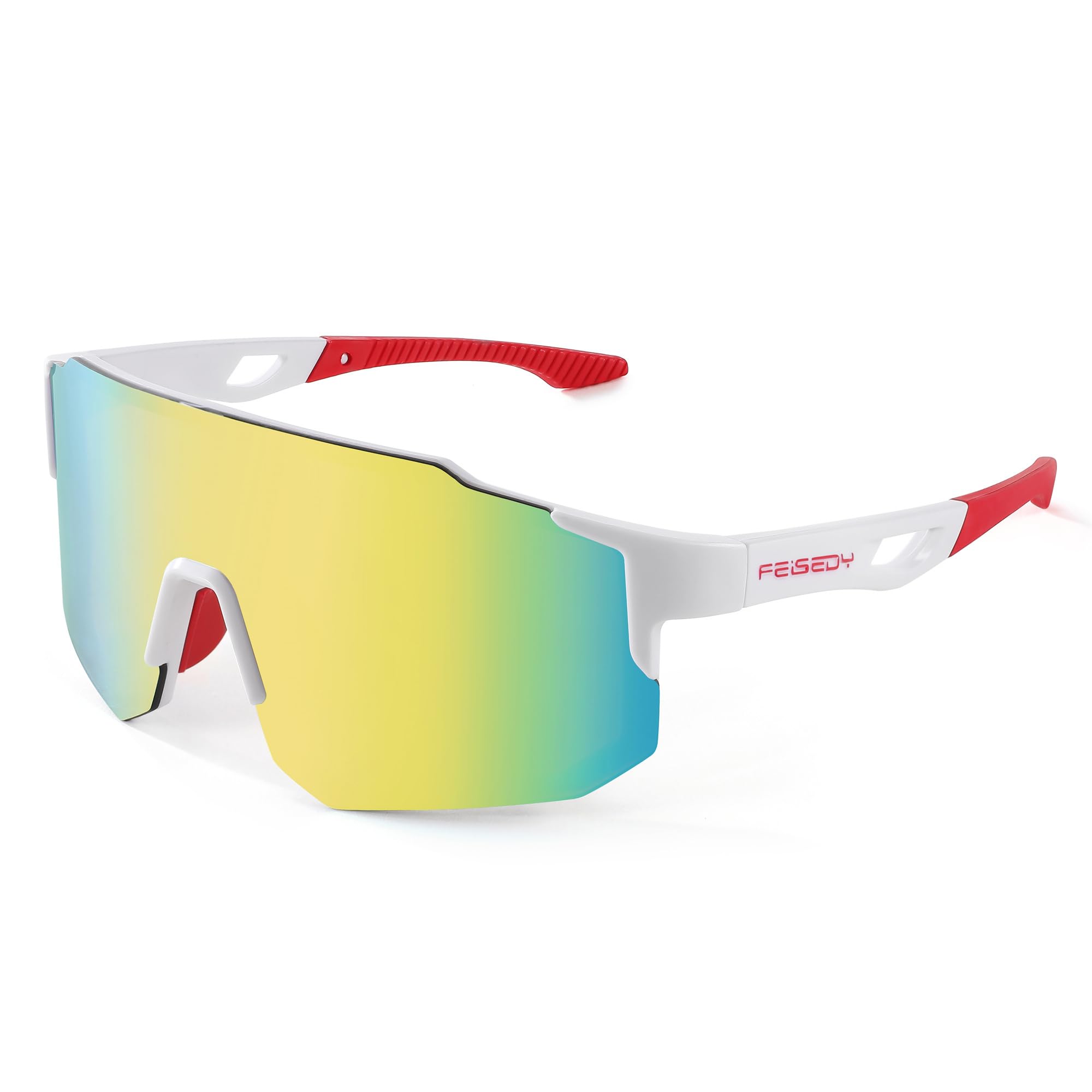 FEISEDY Sports Sunglasses for Men, Women and Teens - Baseball, Biking, Cycling UV400 Protection B2388