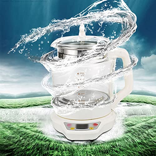 Heißwasserspender für Küche, elektrischer Wasserkocher, Glas, Haushalt, multifunktional, automatisch, 2 l, große Kapazität, 1000 W, schnelles Aufheizen, Familie, Wohnzimmer, Hotel, Büro (B) – Bild 4