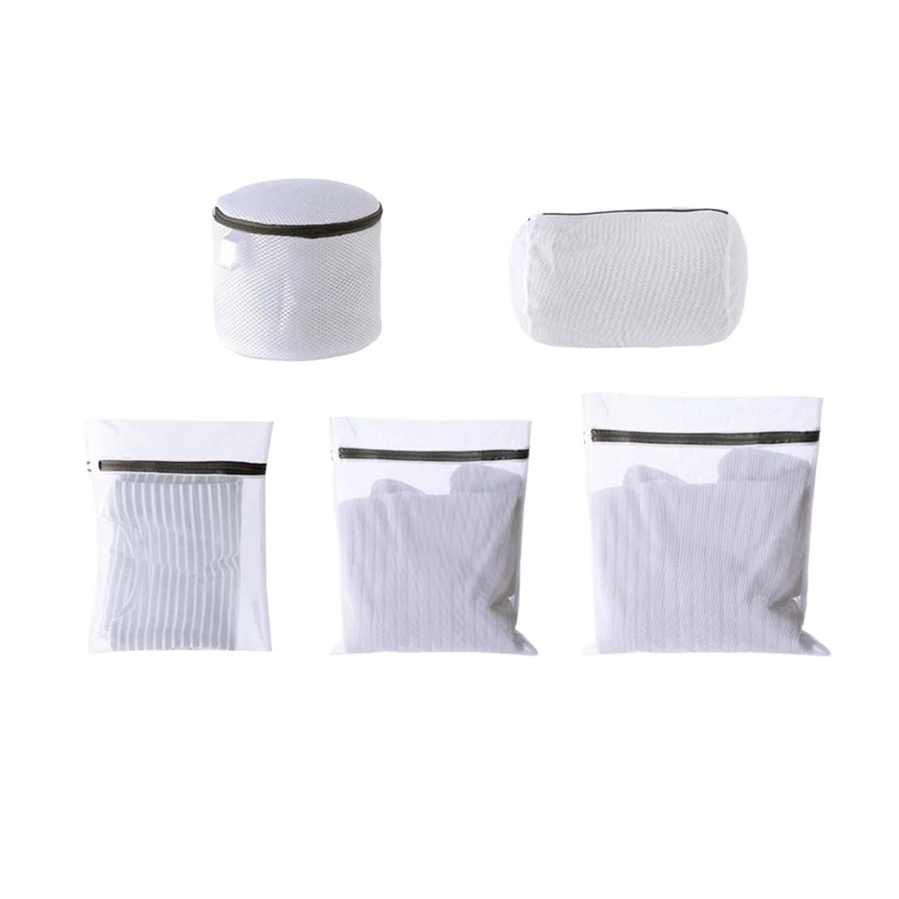 2346 Mesh Laundry bag washing bag fine mesh combination set household washing clothes underwear bra washing machine net bag(5PCS PACK)