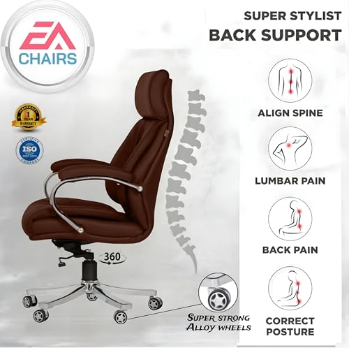 Image of Ultra Luxury Head Support Chair (Brown Shine Evolve)