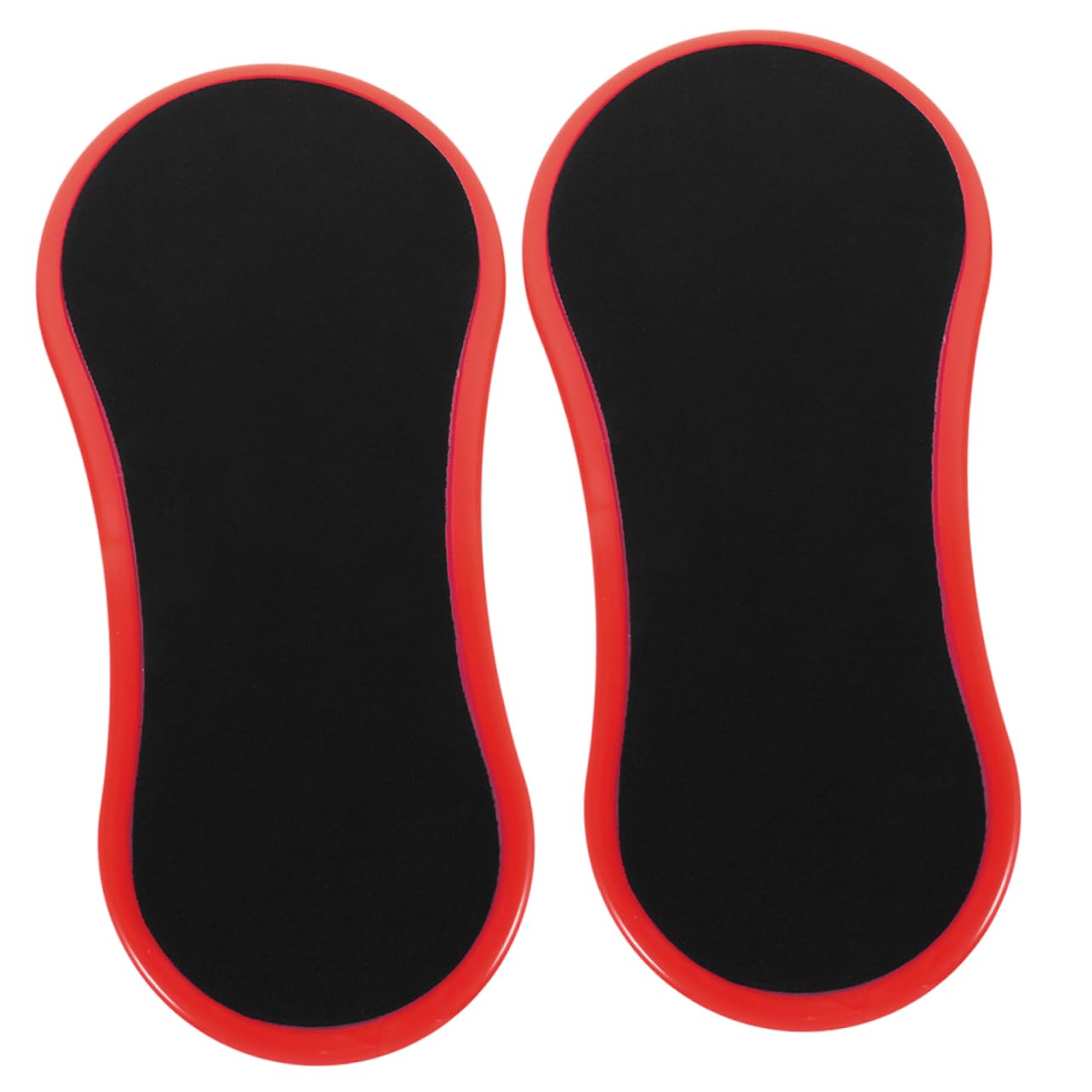 jojofuny 2 Pezzi Poggiapolsi Ergonomico da Scrivania in Gomma e Cotone, Design Leggero Portatile, Supporto per Polso Ufficio e Viaggio Rosso