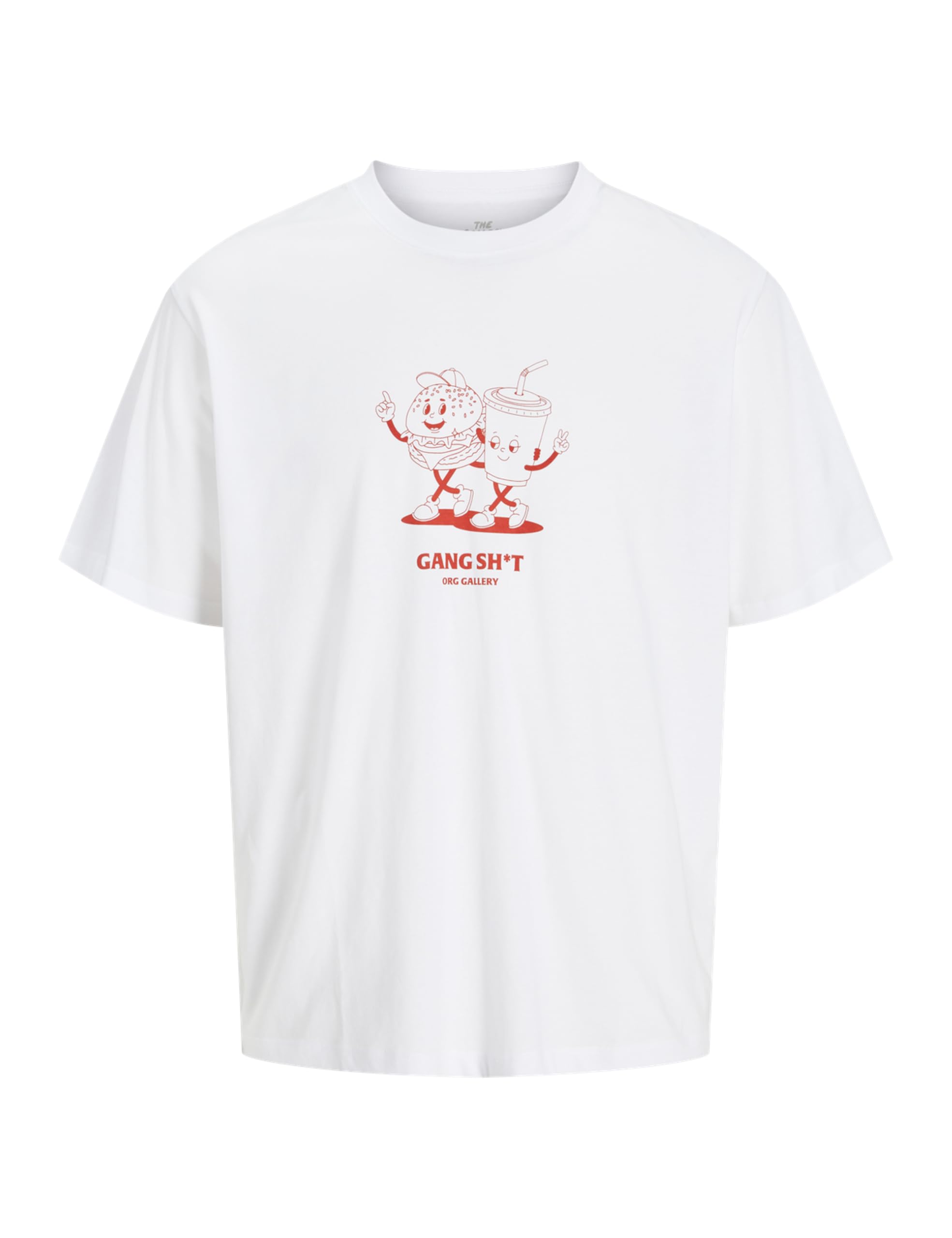 JACK & JONES Jorunexpect Tee SS Crew Neck Tg, Bright White, M