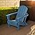 SERWALL Folding Adirondack Chairs Weather Resistant for Outdoor, Patio, Lawn, Garden, Backyard Deck, Fire Pit - Blue