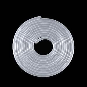 Tuyau En Silicone Transparent - Diamètre Intérieur 6,4mm (1/4") - Extérieur 9,6mm - 10 Pieds (env. 3m)