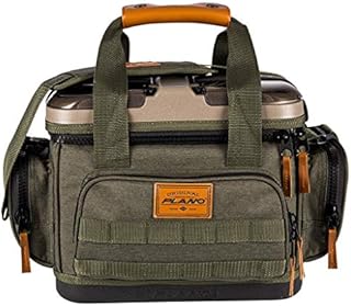Plano Molding A-Series 2.0 Quick-Top 3600 Tackle Bag, Forest Green, Includes 4 3600 StowAway Storage Boxes, Water-Resistant Protection, Soft Tackle Bag