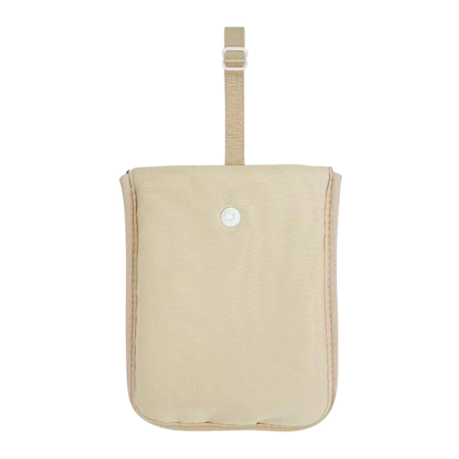 Undercover Bra Pouch for Women Travel Bra Wallet for Shopping Business Trips Khaki