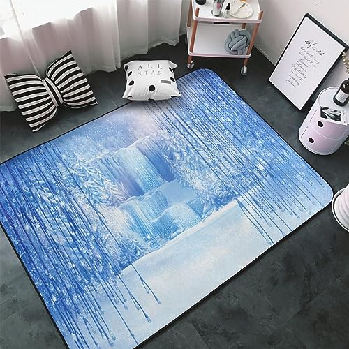 Tapis doux monde de neige grand format pour réchauffer le salon - 5