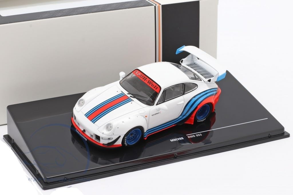 ポルシェ ミニカー 1/43 911 (993) RWB Rauh-Welt Martini 【フライトベア】 [並行輸入品]