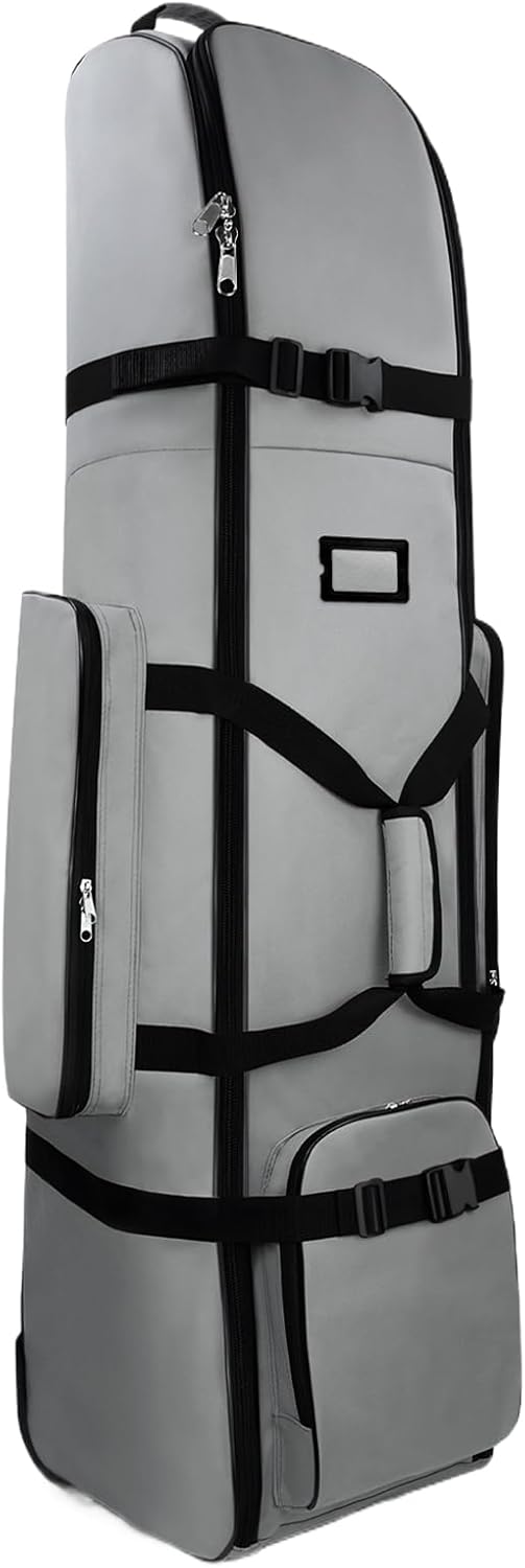 Sided Golf Carry Bag – Travel Wheeled Golf Storage, Foldable Waterproof Design | Easy Transport Compact Lightweight Bag Suitable for Men Women Golfs Equipment Trips