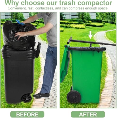 image for Generic Wastemate Bin Compactor, Household Wastemate Wheelie Bin Compa