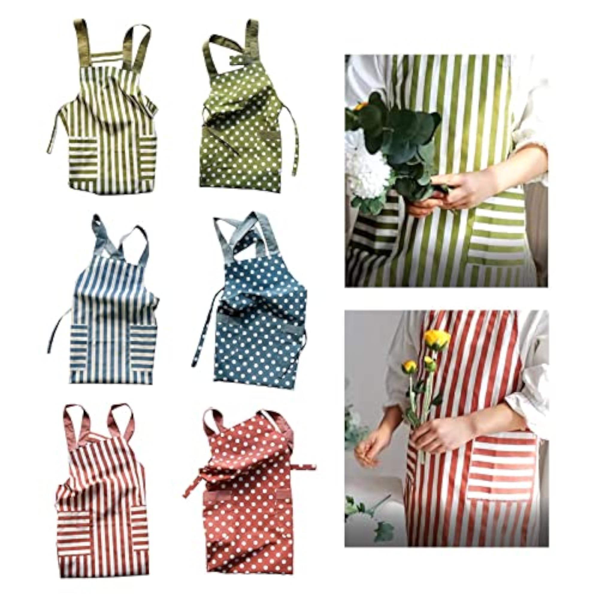 Cooking Apron with Pockets for Barbecue