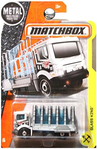 Matchbox 2017 Glass King (Glass Truck) 30/125, White and Gray image 2
