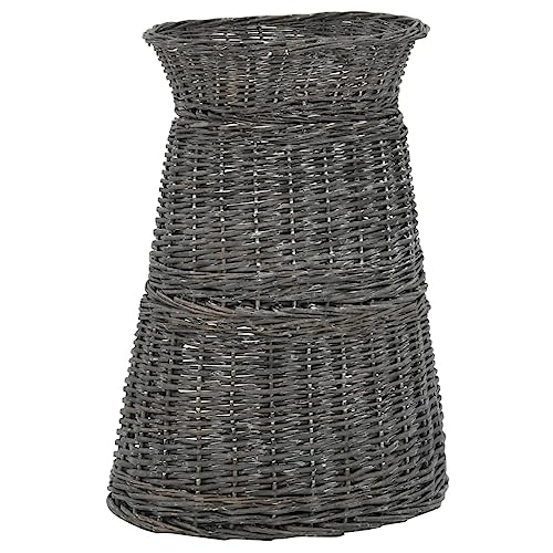 Jeu de panier pour chats 3 pcs en saule avec coussins gris