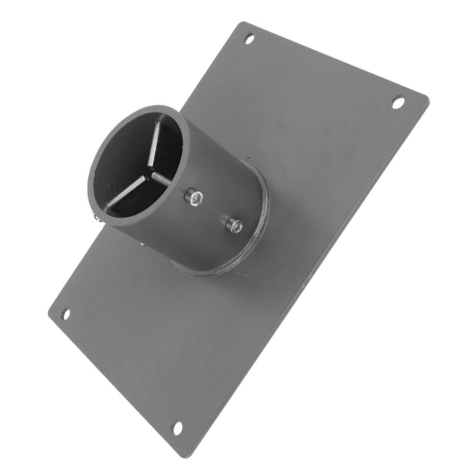 CHICIRIS Adapter do Płaskiej Rury Zestaw do Montażu Satelitarnego dla łatwej Instalacji Anteny Dachowej ze Stopu Aluminium, 2 Jednostki