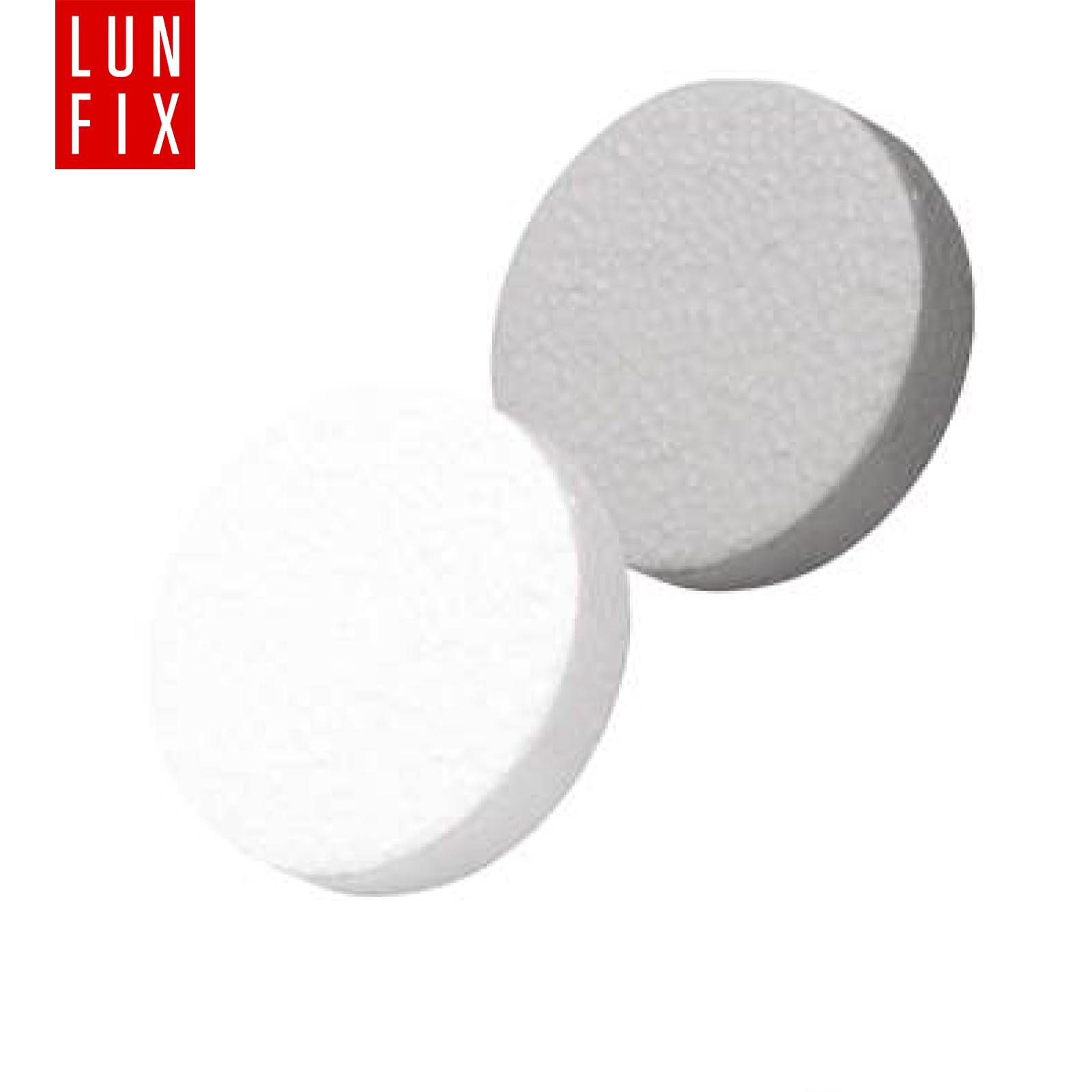 100 tapones de poliestireno expandido (EPS), diámetro de 67 x 17 mm, color blanco, para tacos aislantes, aislamiento en WDVS, apto para fresadoras, discos de poliestireno