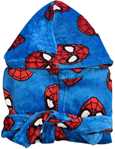 American Hero Boys Robes - Kids Characters, Plush Soft Coral Fleece Hooded Bathrobe4