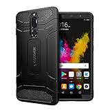 KAPAVER® Huawei Mate 10 lite Case Premium Tough Rugged Solid Black Shock Proof Slim Armor Back Cover Case For Huawei Mate 10 lite