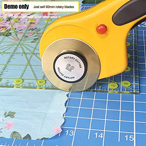 image for AUTOTOOLHOME Titanium Rotary Cutter Blades 60mm 10 Pack Replacement Qu