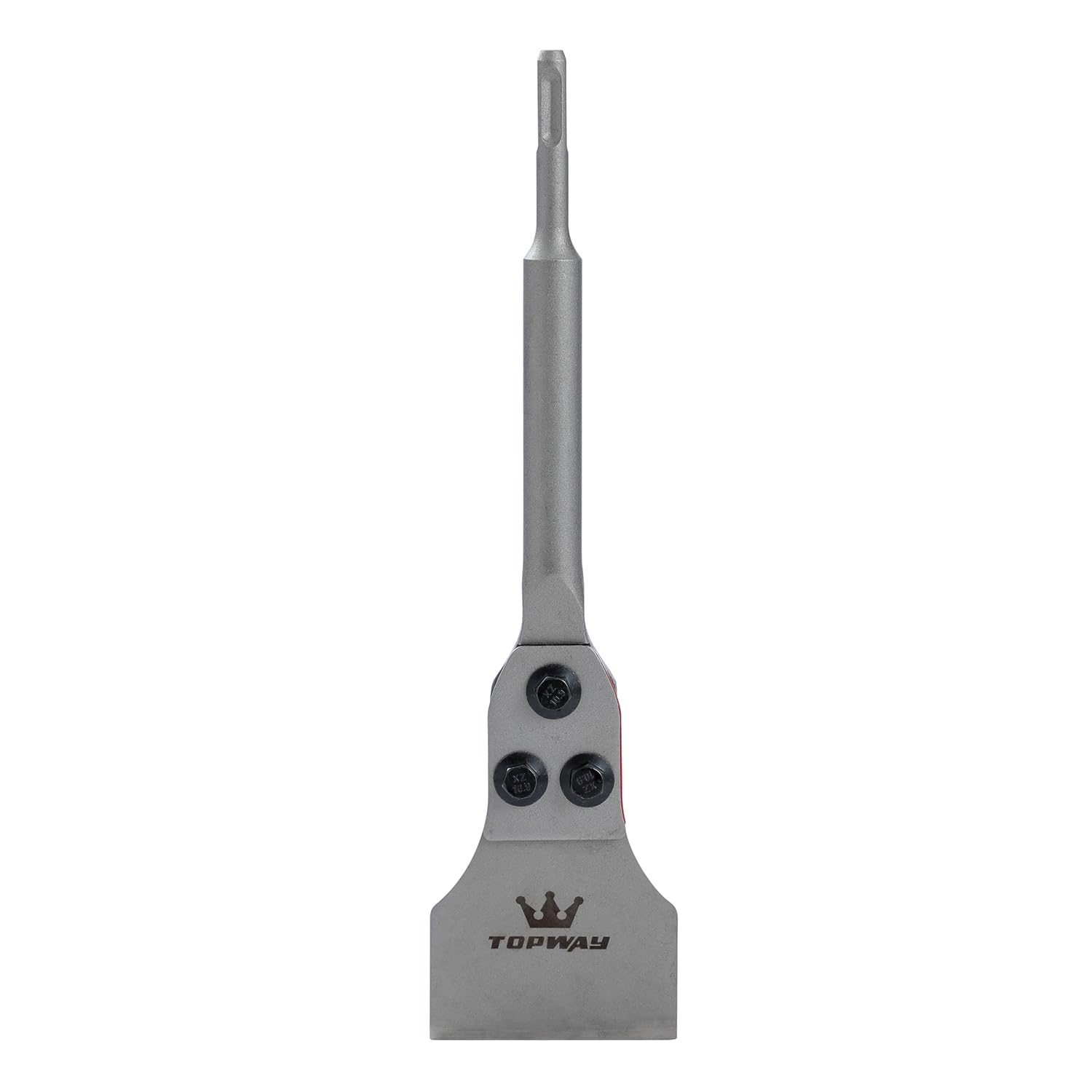 TOPWAY Dłuto SDS Plus 3 cale 300 mm x 75 mm dłuto szpatułkowe do usuwania płytek, kleju podłogowego, dywanów, linoleum, sklejki, cienkościennych powierzchni i ścian 121114