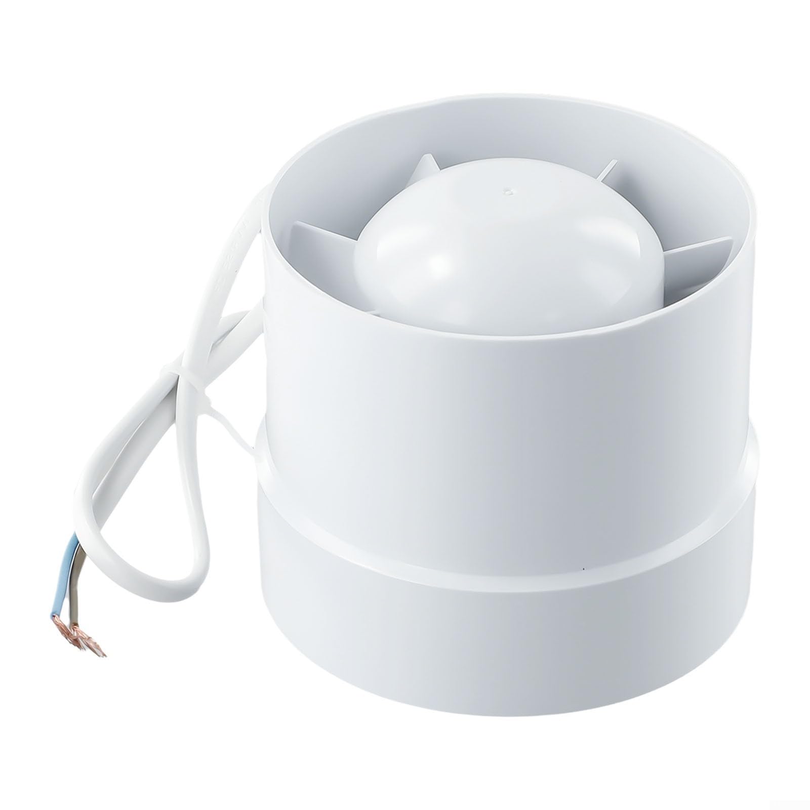 Quiet Bathroom Fan Inline 4 Inch 5 Inch 6 Inch 100 125 150mm Inline Extractor Fan for Bathroom Office Kitchen Grow Room (4 inch)